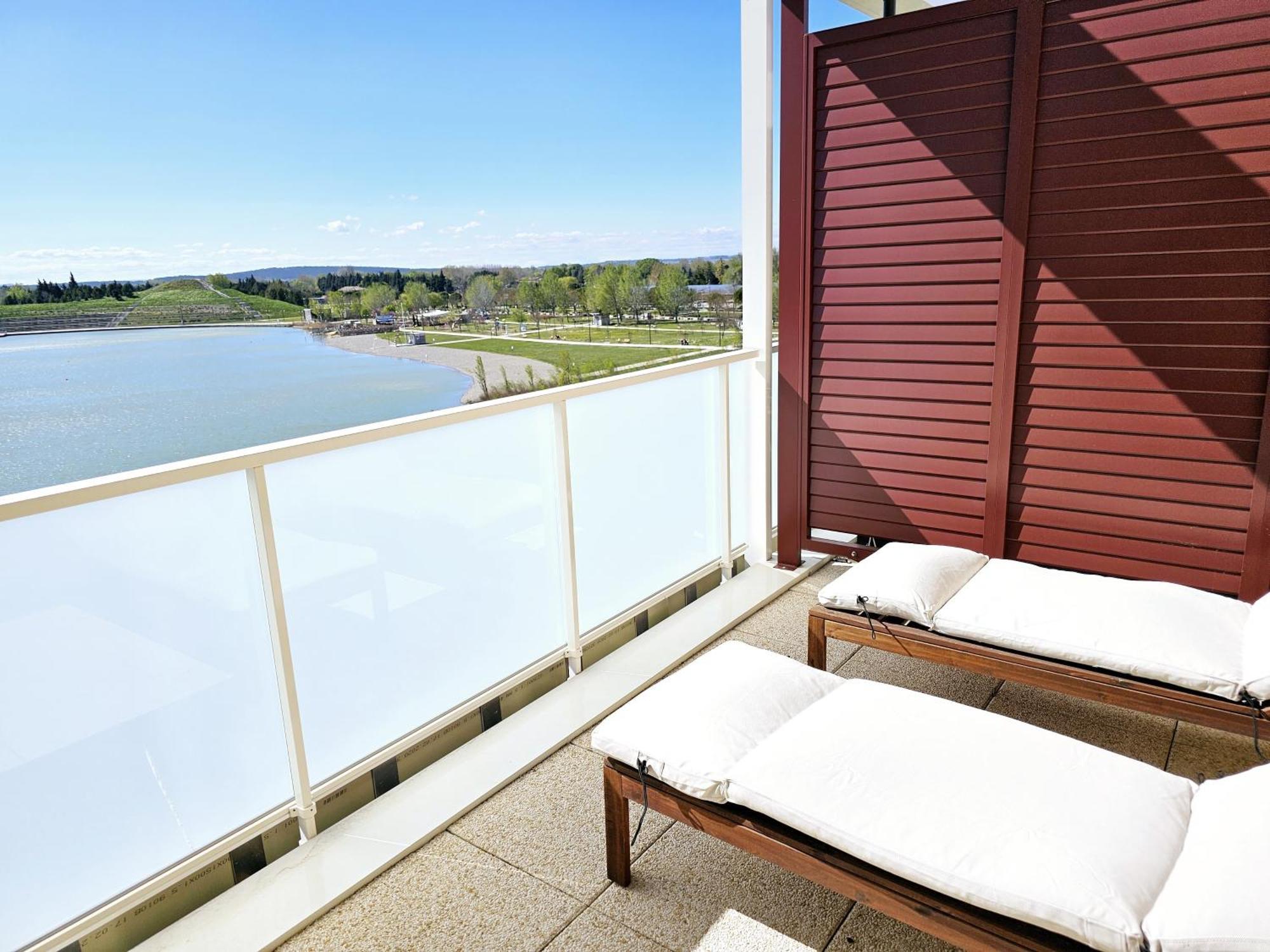 מונטה Lakeside Provence - Appartement Classe 4 Etoiles, Vue Sur Le Lac, Parking Sous-Sol, Double Clim מראה חיצוני תמונה