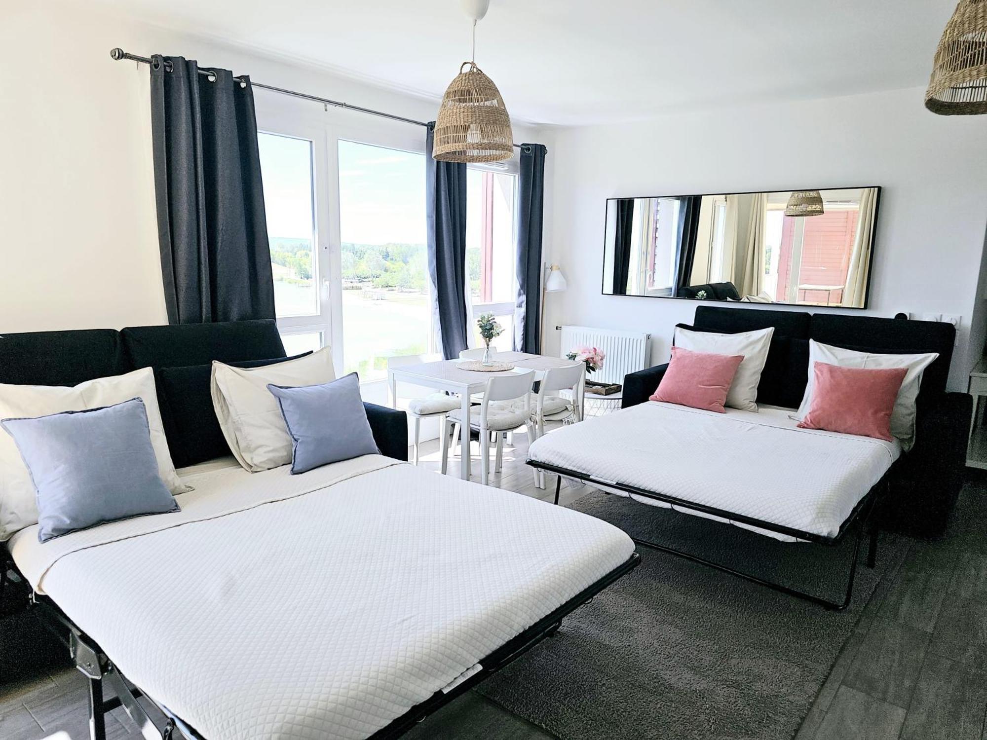 מונטה Lakeside Provence - Appartement Classe 4 Etoiles, Vue Sur Le Lac, Parking Sous-Sol, Double Clim מראה חיצוני תמונה